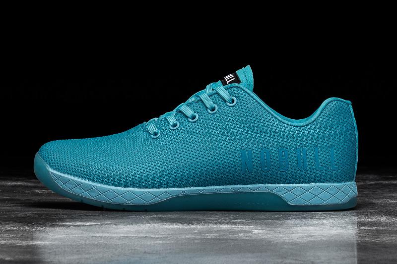 Nobull Neon Blue Men's Trainers Blue | USA D1467F